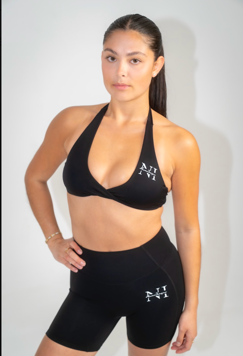 NI Sculpt Halter Sports Bra