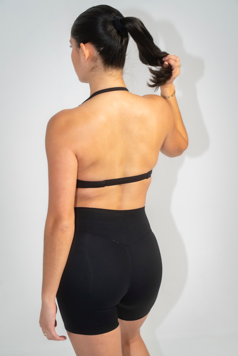 NI Sculpt Halter Sports Bra