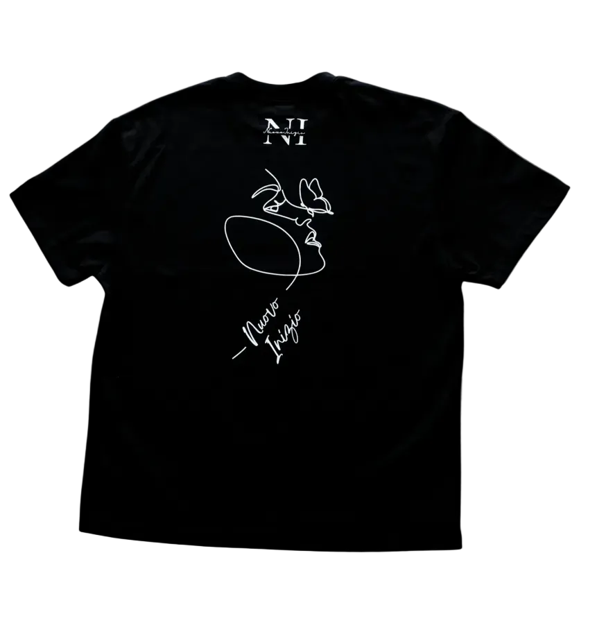 NI Abstract Face Tee