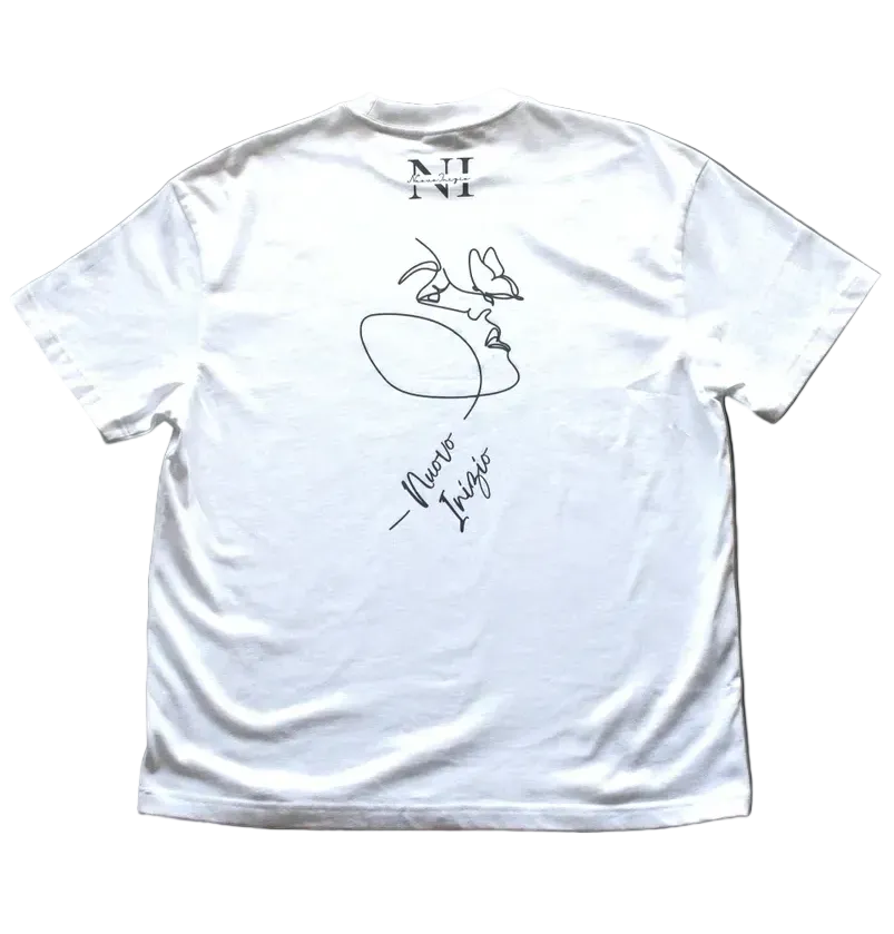 NI Abstract Face Tee